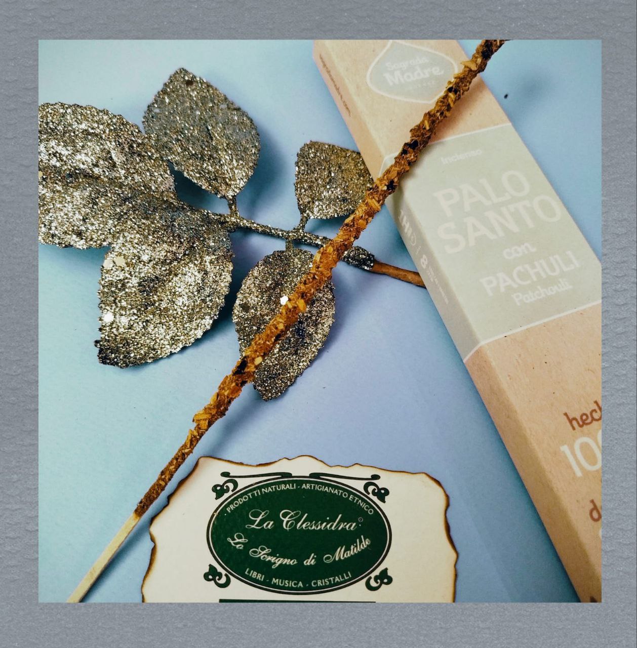 INCENSO SAGRADA MADRE LINEA PALO SANTO: PALO SANTO CON PATCHOULI