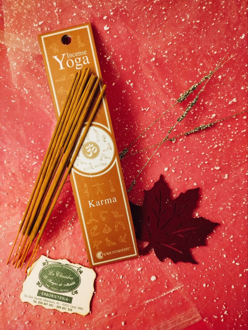 INCENSO IN STICK YOGA FIORE D'ORIENTE: KARMA