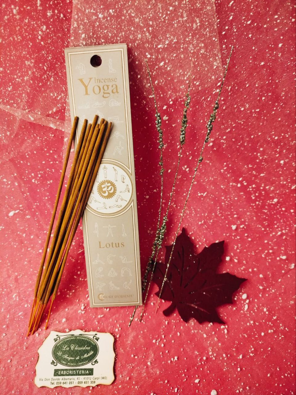 INCENSO IN STICK YOGA FIORE D'ORIENTE: LOTUS