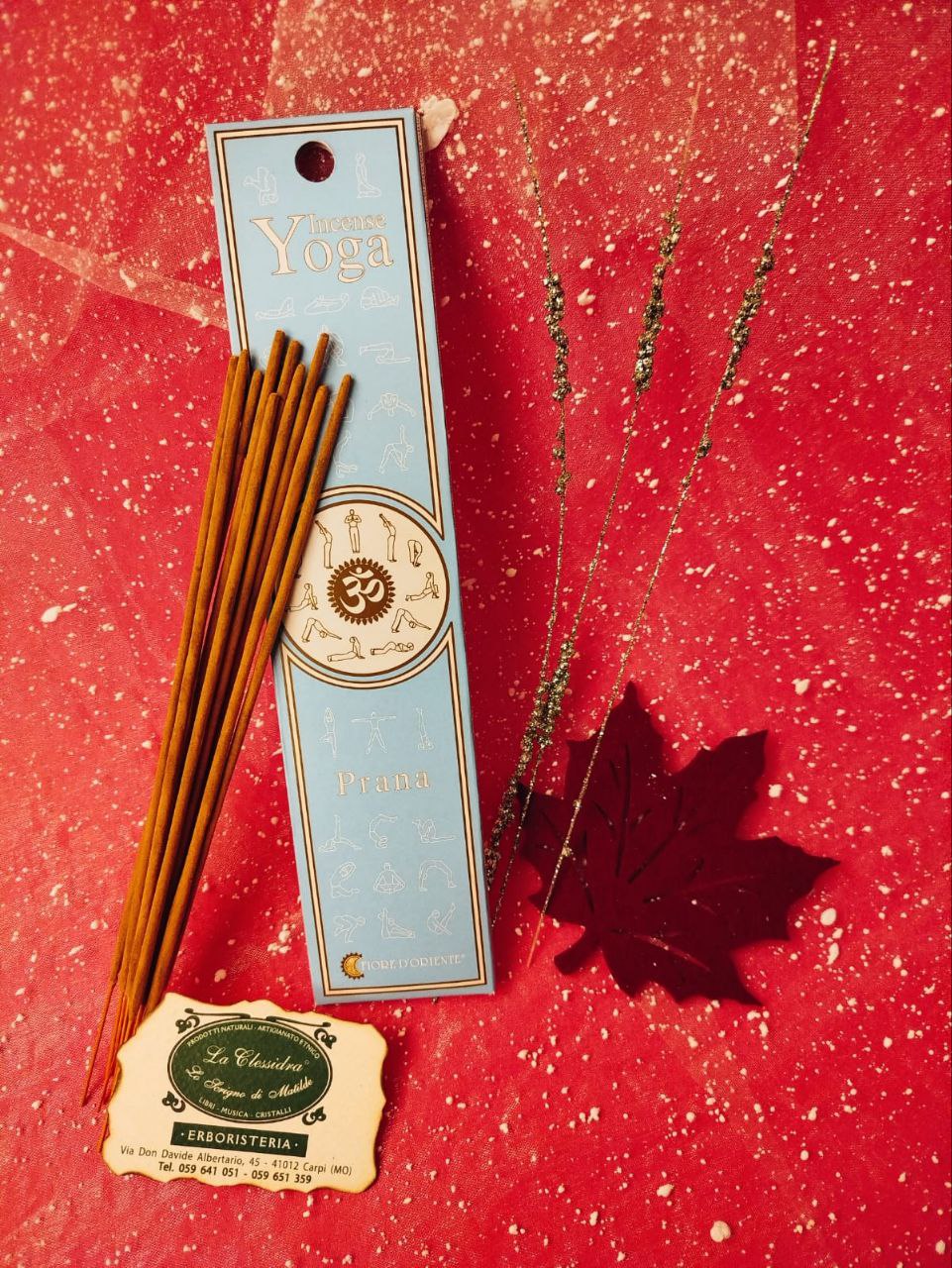 INCENSO IN STICK YOGA FIORE D'ORIENTE: PRANA