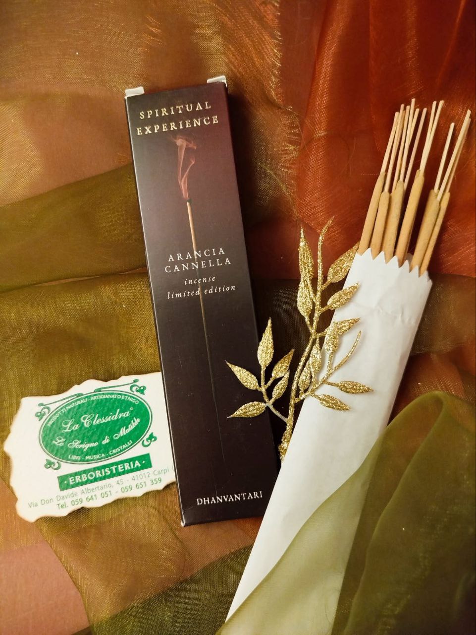 INCENSO IN STICK SPIRITUAL EXPERIENCE: ARANCIA CANNELLA