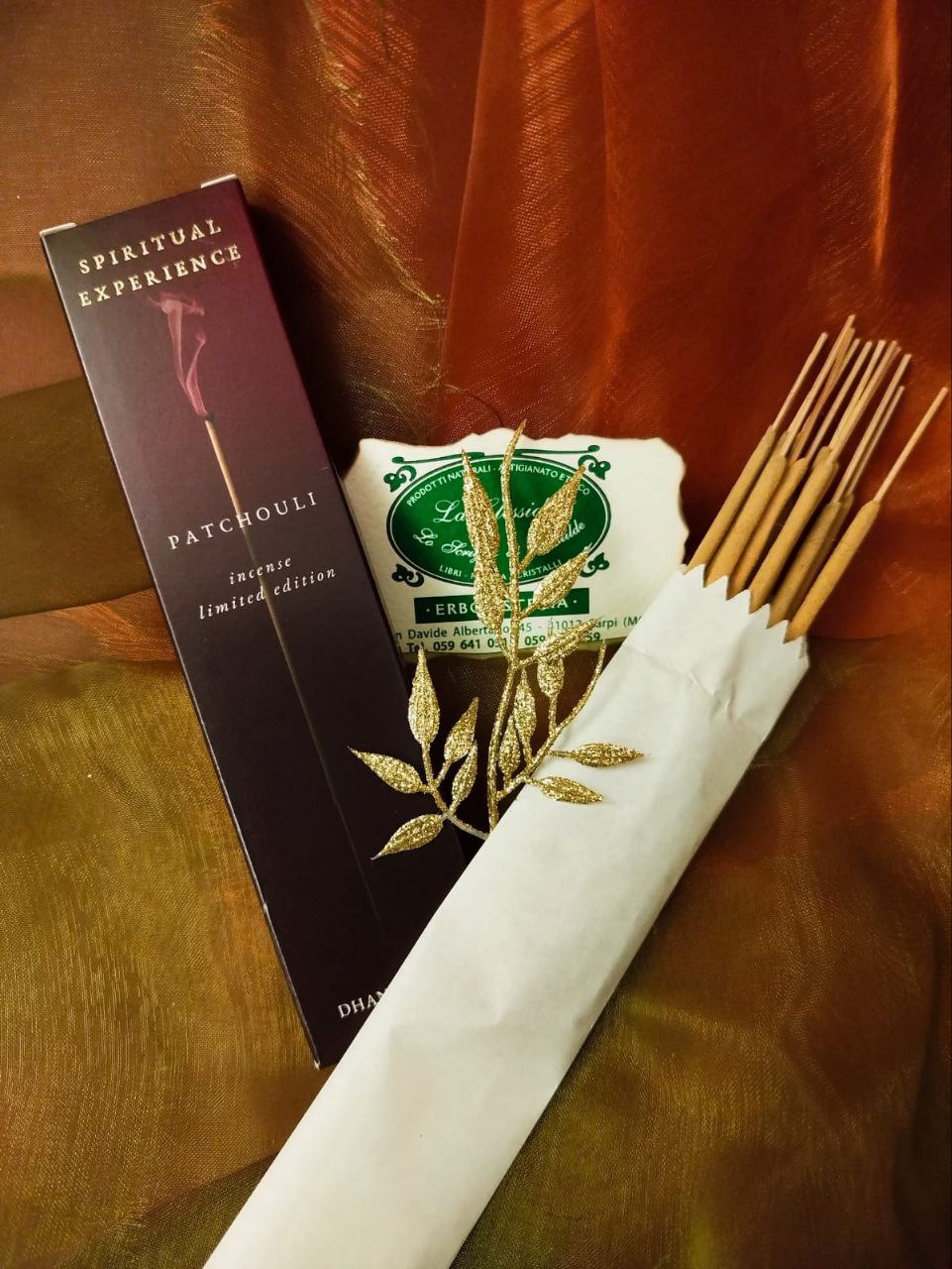 INCENSO IN STICK SPIRITUAL EXPERIENCE: PATCHOULI