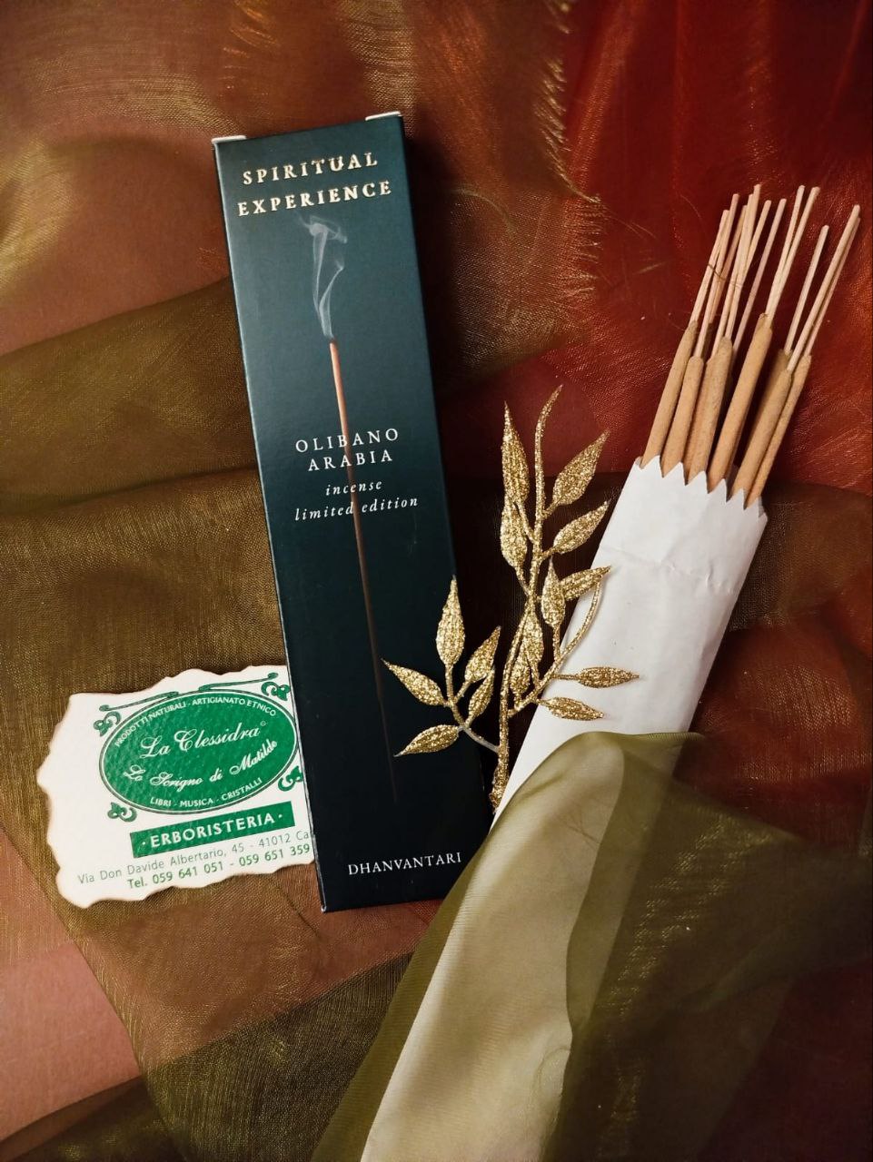 INCENSO IN STICK SPIRITUAL EXPERIENCE: OLIBANO ARABO