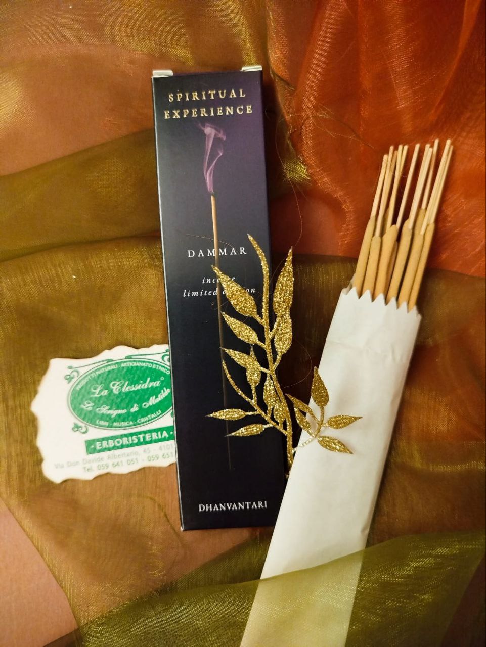 INCENSO IN STICK SPIRITUAL EXPERIENCE: DAMMAR