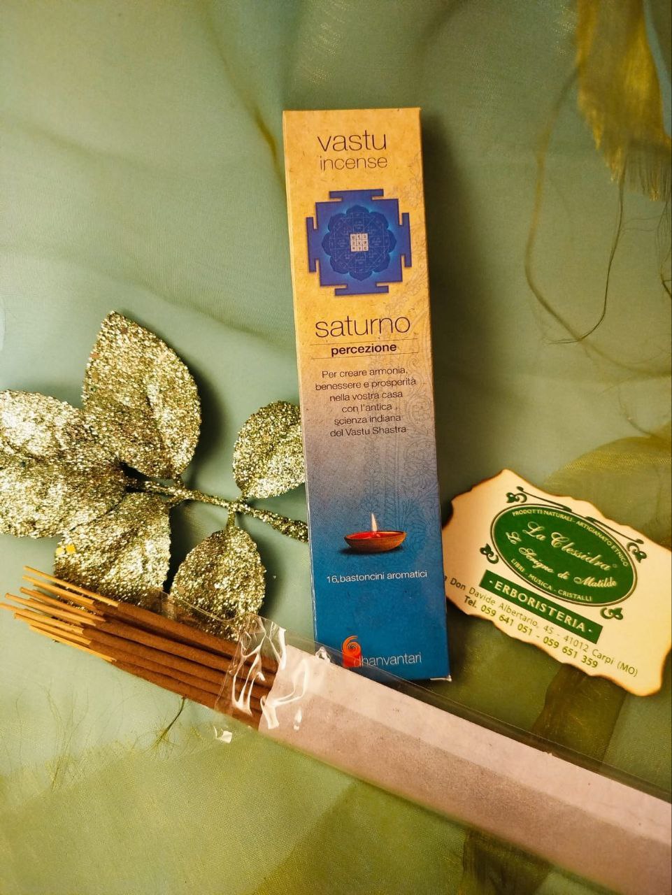 INCENSO IN STICK VASTU: SATURNO