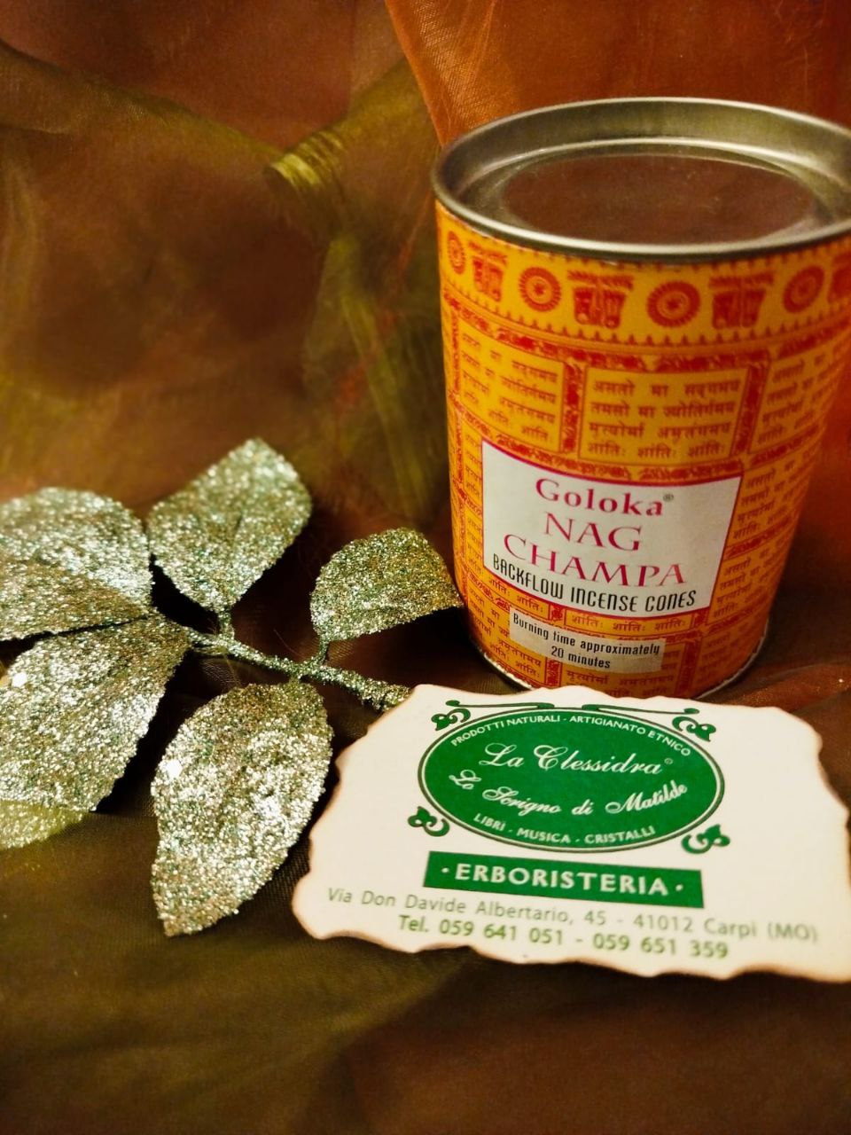 INCENSO BACKFLOW GOLOKA: NAG  CHAMPA