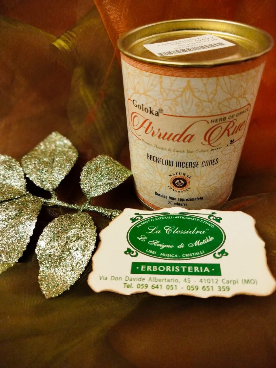 INCENSO BACKFLOW GOLOKA: ARRUDA RUE