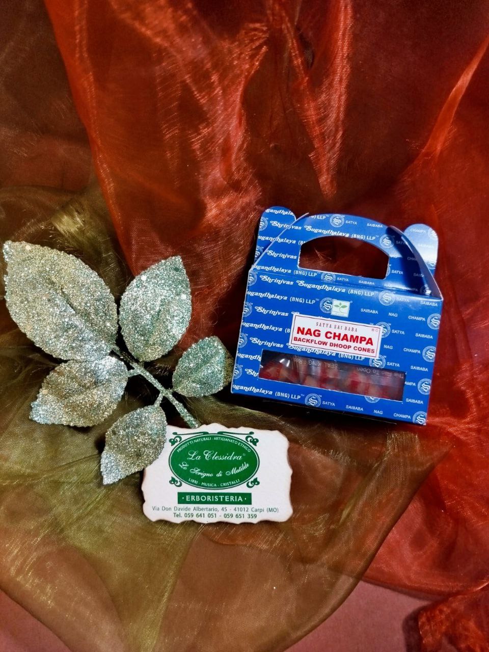 INCENSO BACKFLOW SATYA: NAG CHAMPA