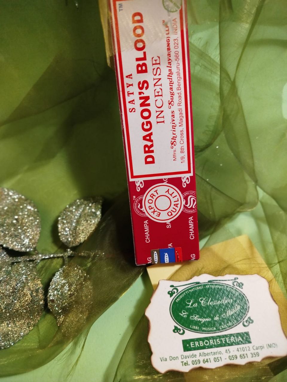 INCENSO IN STICK SATYA: DRAGON'S BLOOD