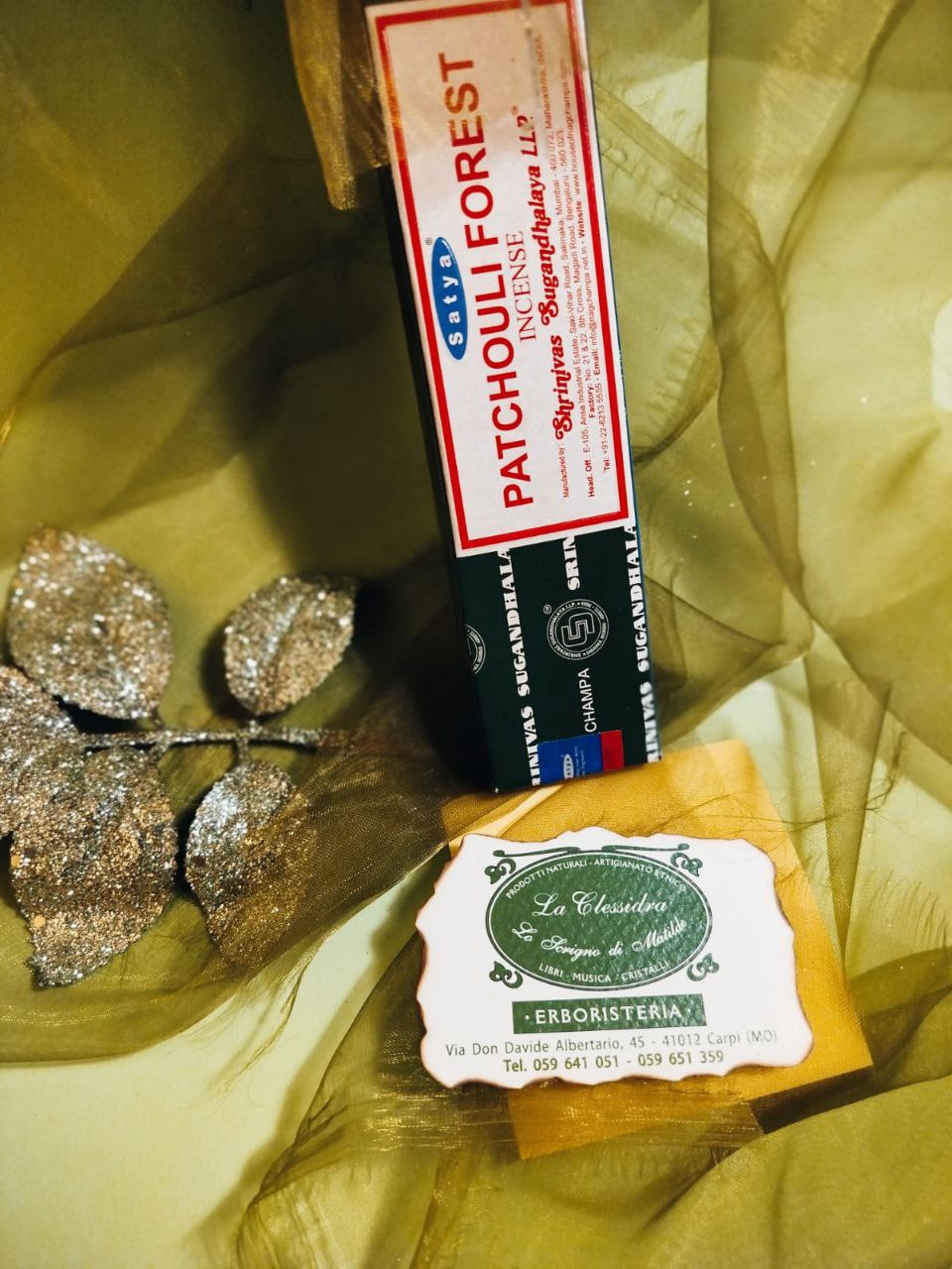 INCENSO IN STICK SATYA: PATCHOULI FOREST