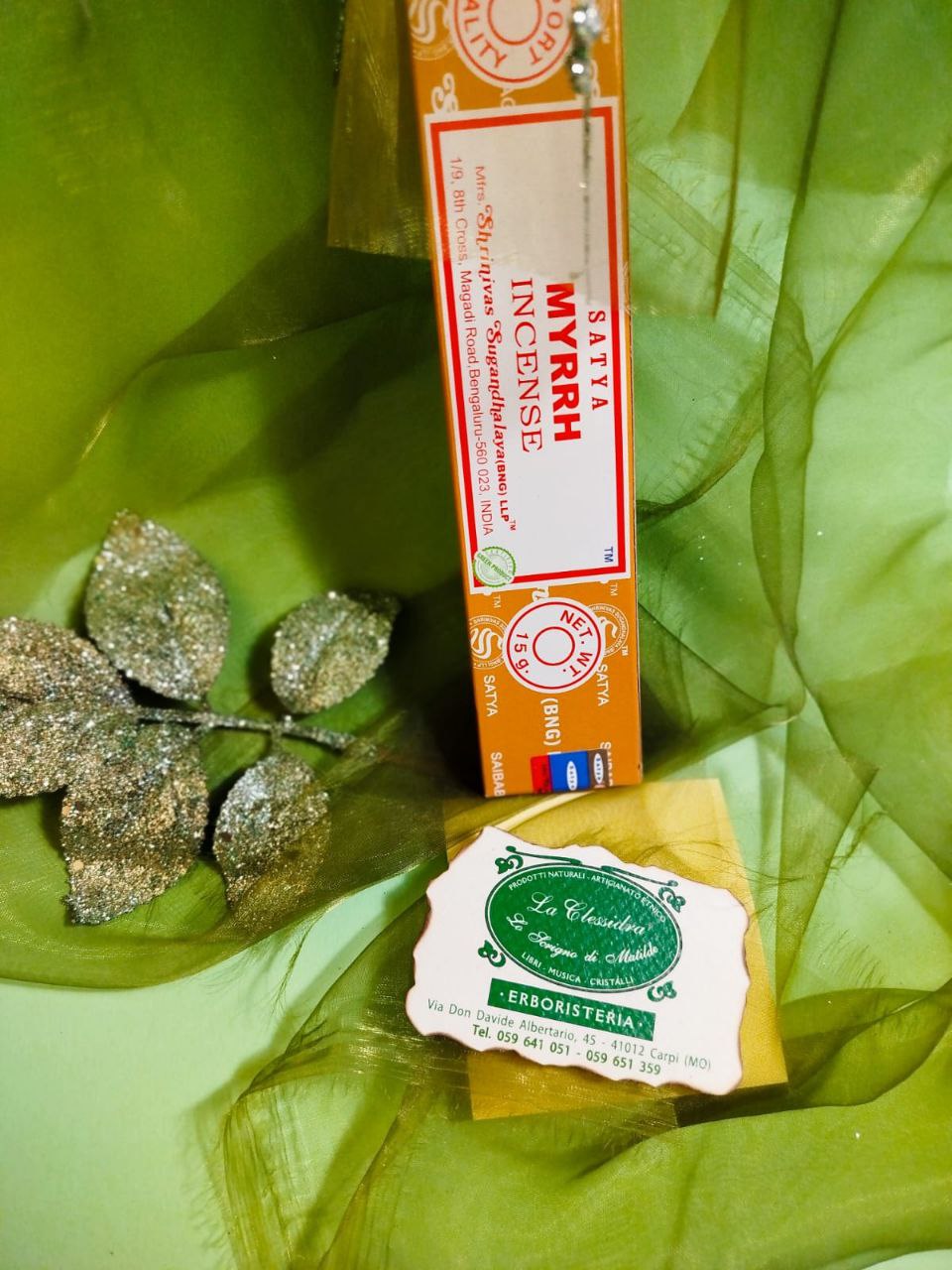 INCENSO IN STICK SATYA: MYRRH (MIRRA)