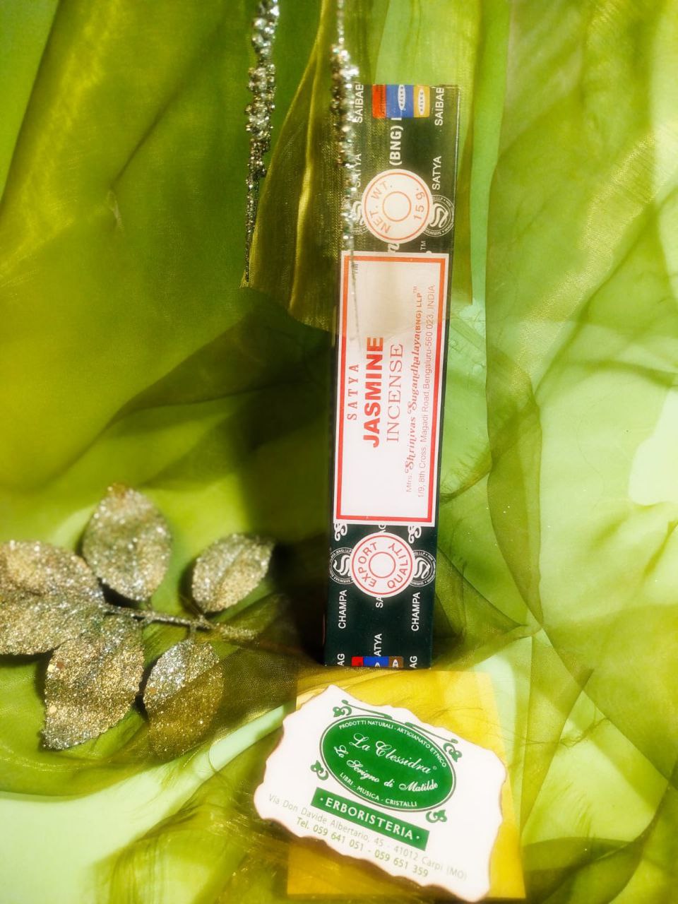 INCENSO IN STICK SATYA: JASMINE (GELSOMINO)