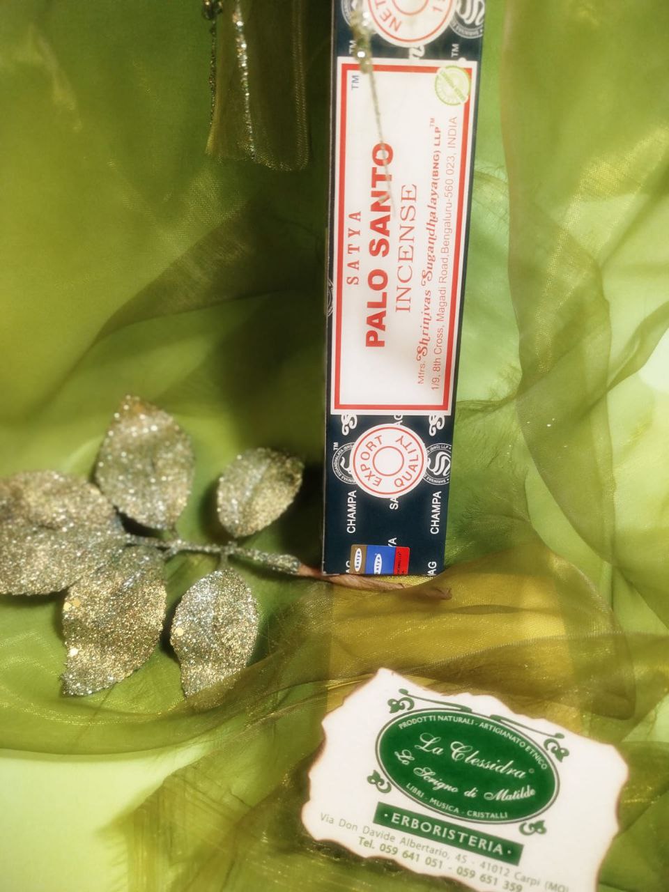 INCENSO IN STICK SATYA: PALO SANTO