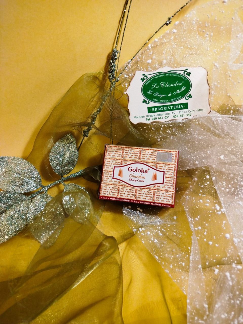 INCENSO IN CONI GOLOKA: CHANDAN