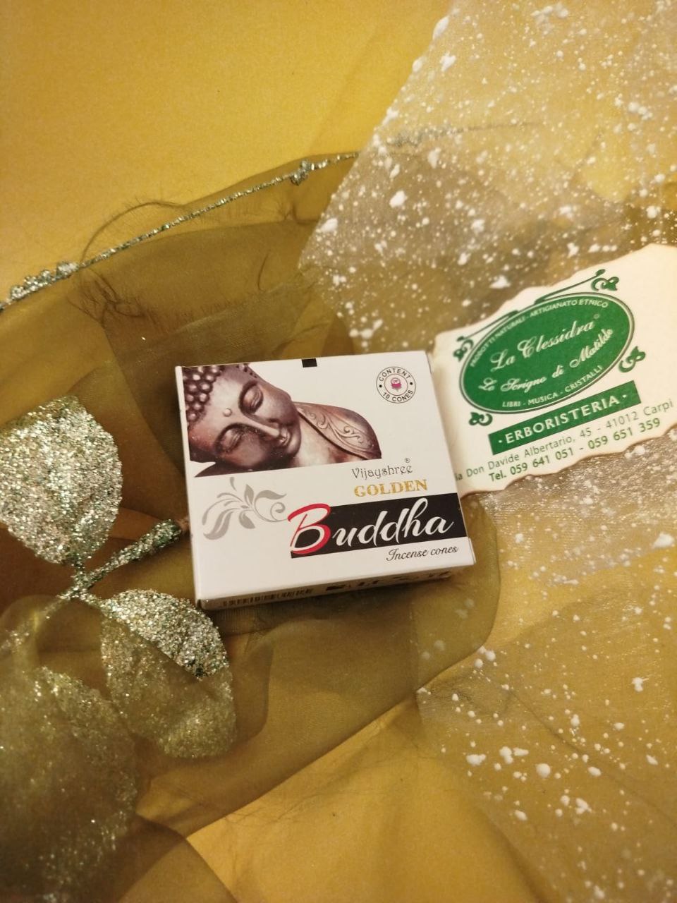 INCENSO IN CONI GOLDEN NAG: BUDDHA