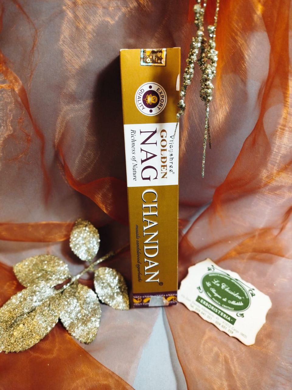 INCENSO IN STICK GOLDEN NAG: NAG CHANDAN