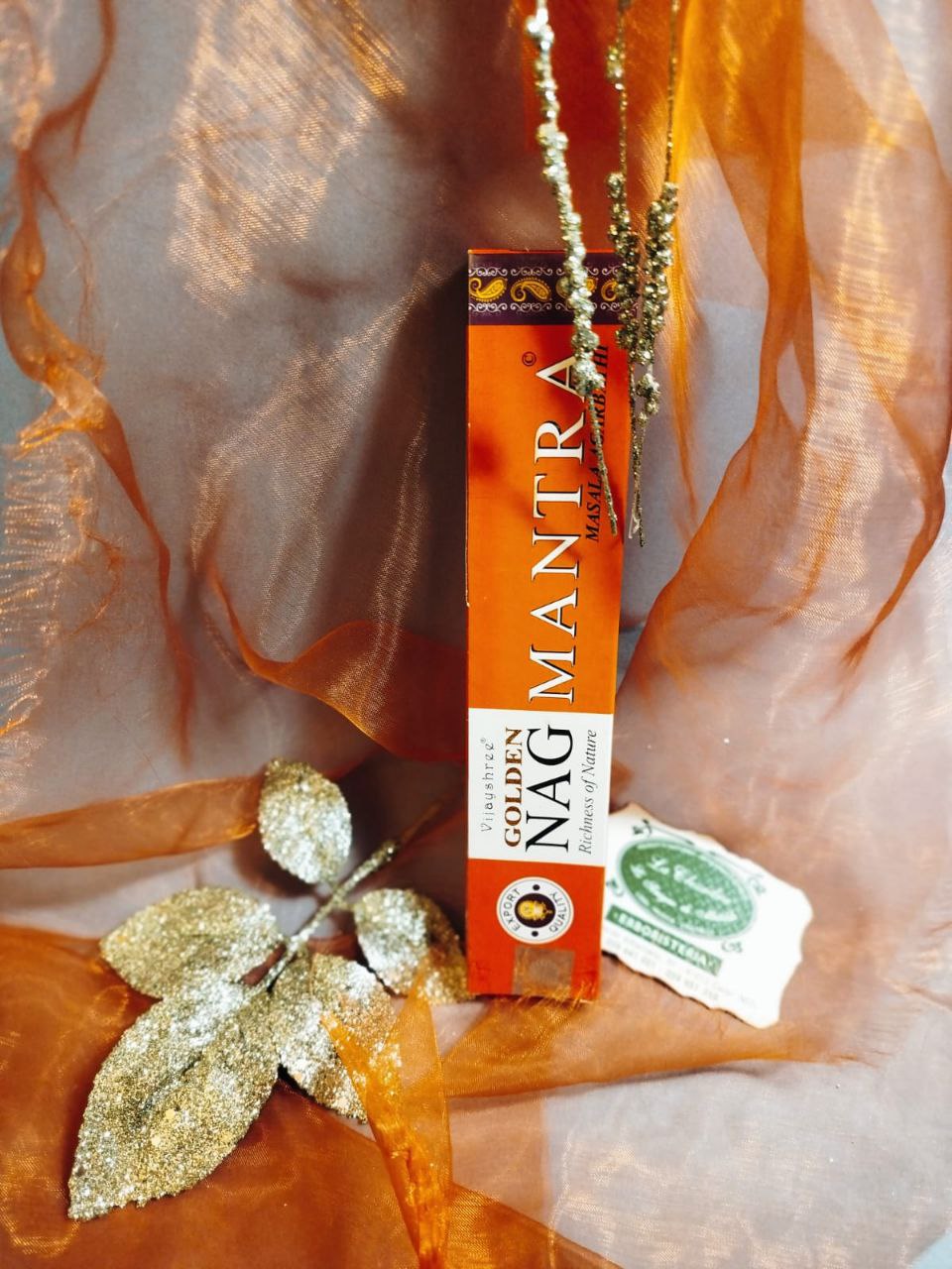 INCENSO IN STICK GOLDEN NAG: MANTRA