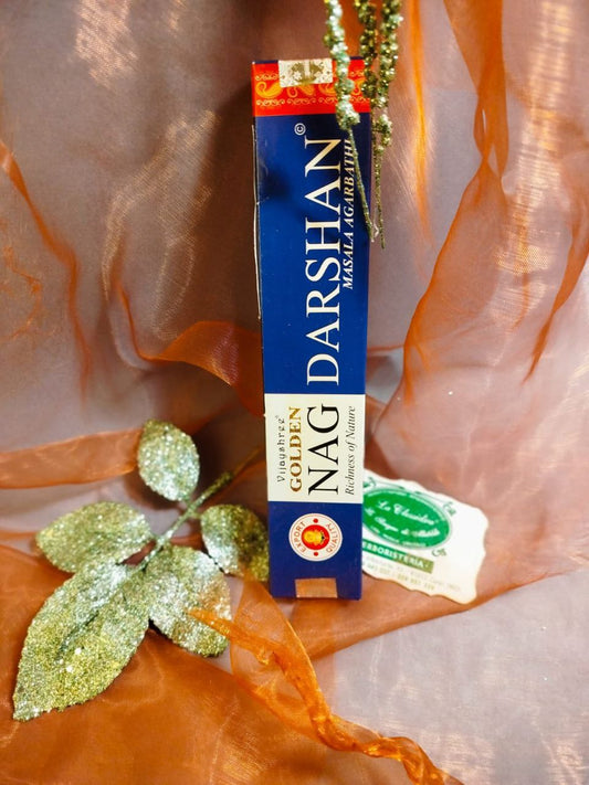 INCENSO IN STICK GOLDEN NAG: NAG DARSHAN