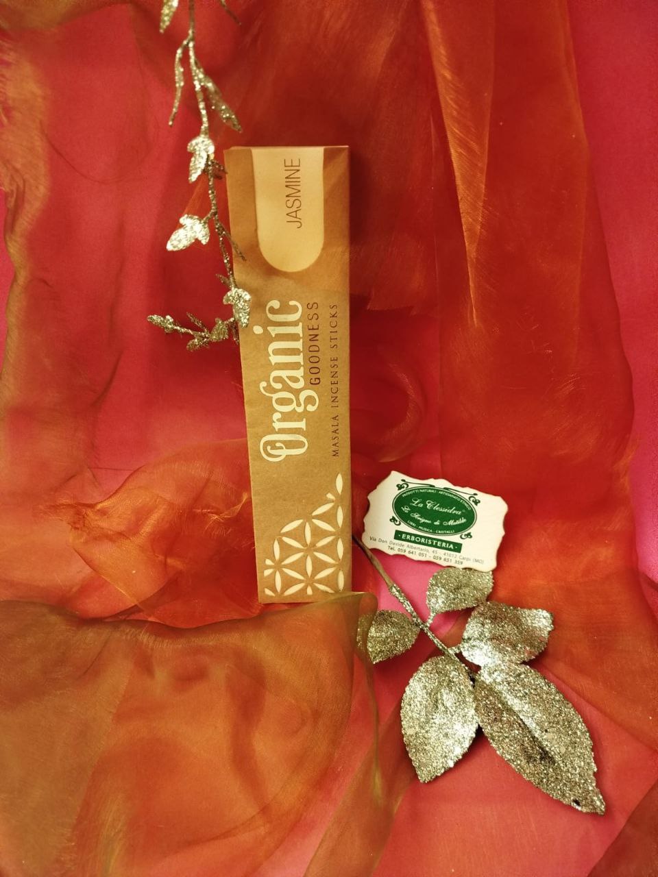 INCENSO IN STICK SONG OF INDIA: ORGANIC JASMINE