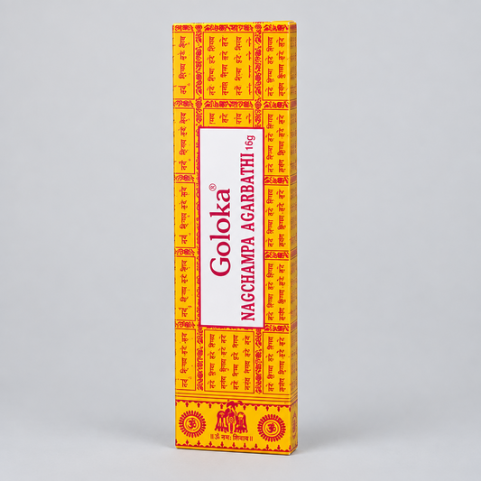 Nag Champa Goloka Giallo : Stick in astuccio da 15 g