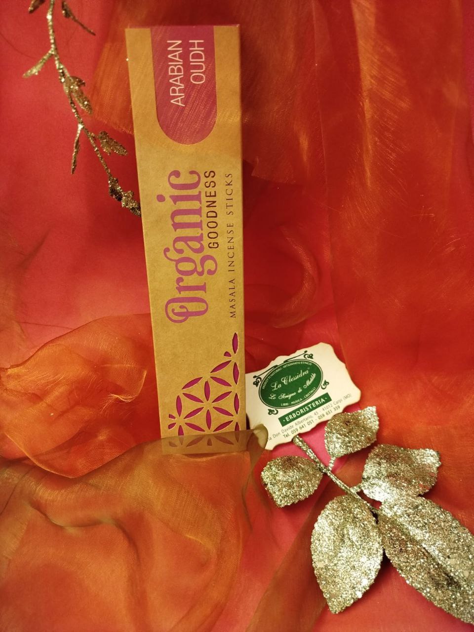 INCENSO IN STICK SONG OF INDIA: ORGANIC ARABIAN OUDH