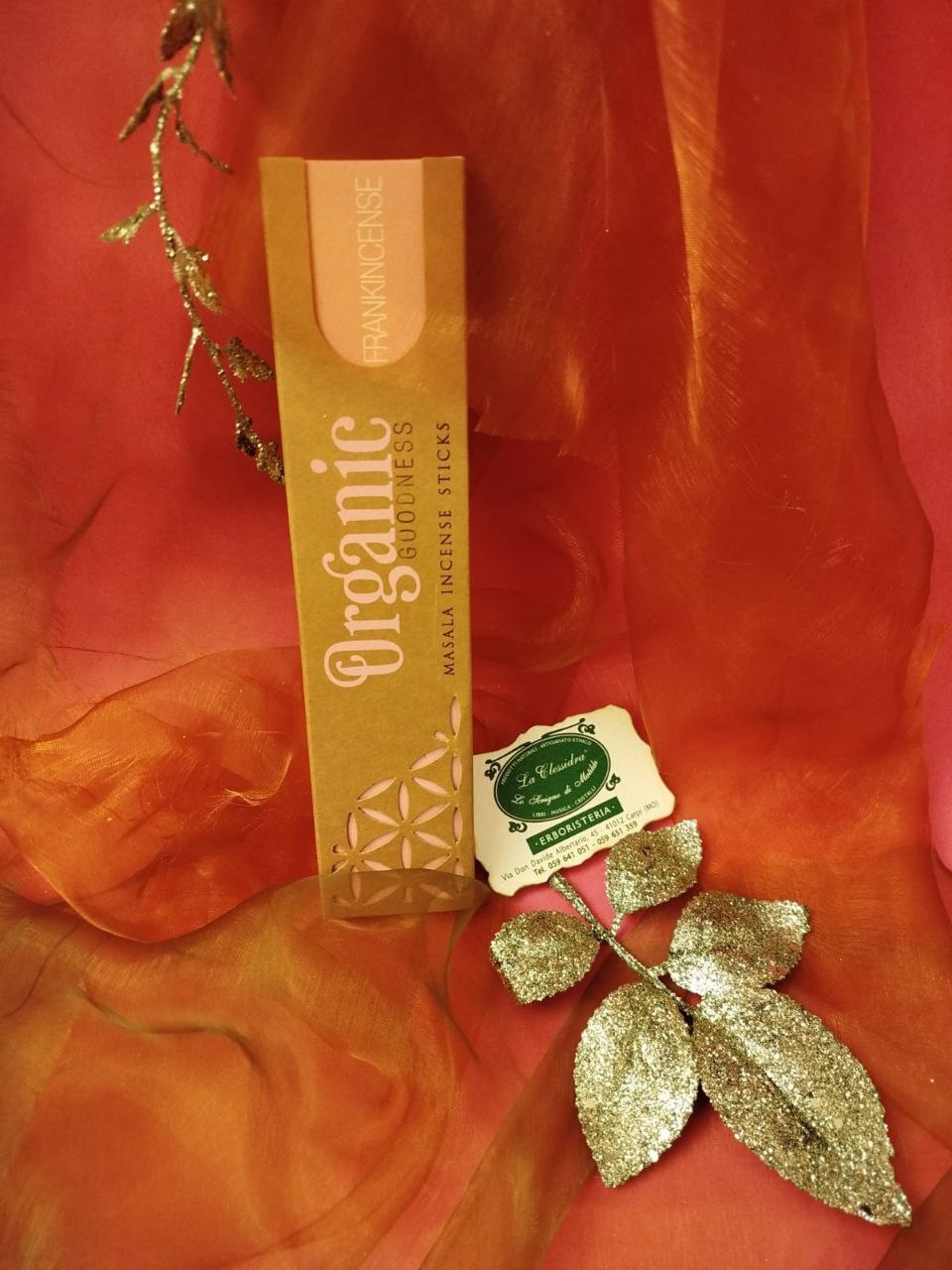 INCENSO IN STICK SONG OF INDIA: ORGANIC FRANKINCENSE