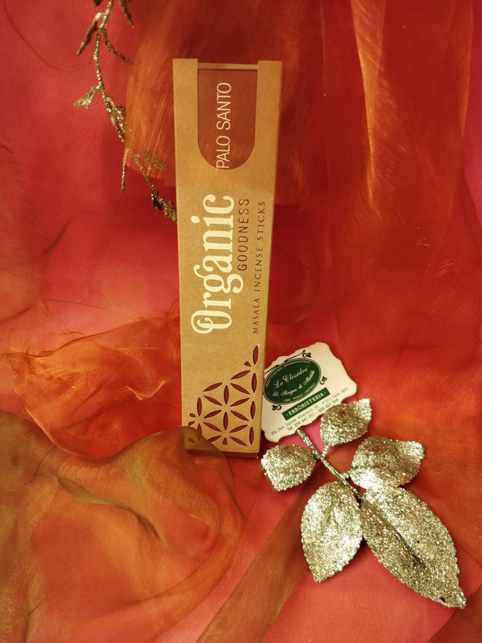 INCENSO IN STICK SONG OF INDIA: ORGANIC PALO SANTO