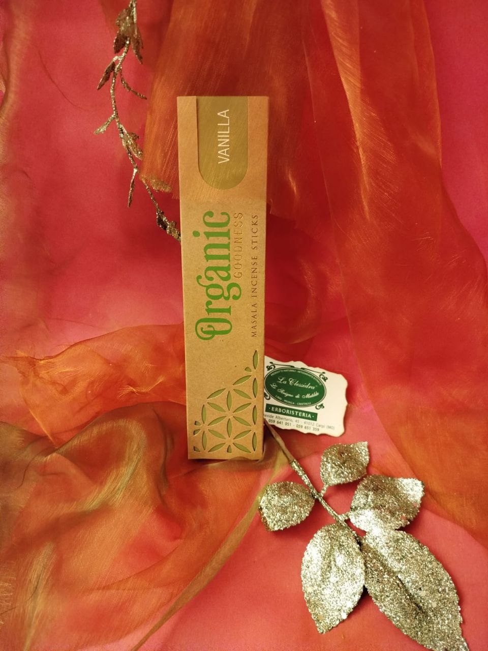 INCENSO IN STICK SONG OF INDIA: ORGANIC VANILLA