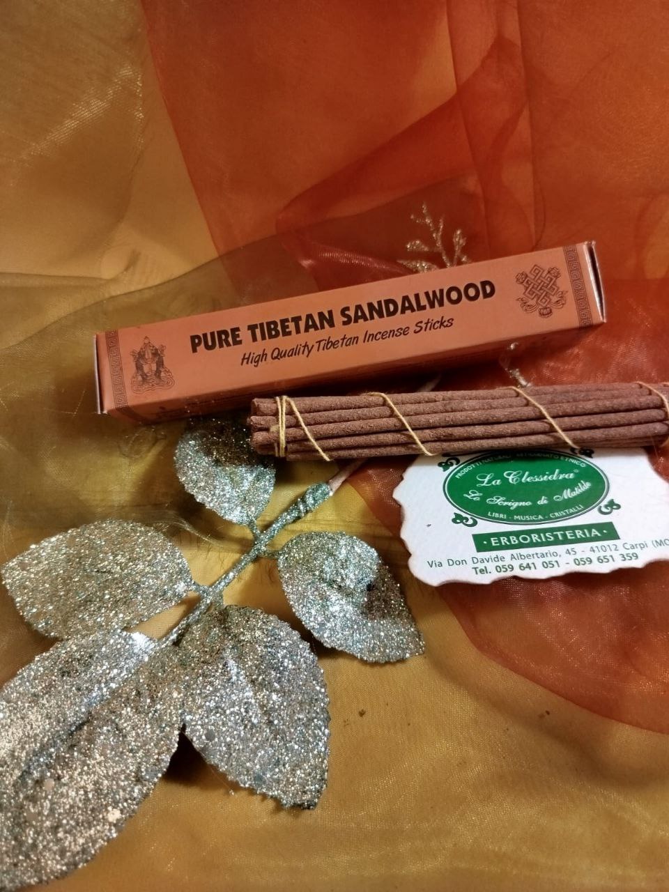 INCENSO TIBETANO: PURE TIBETAN SANDALWOOD