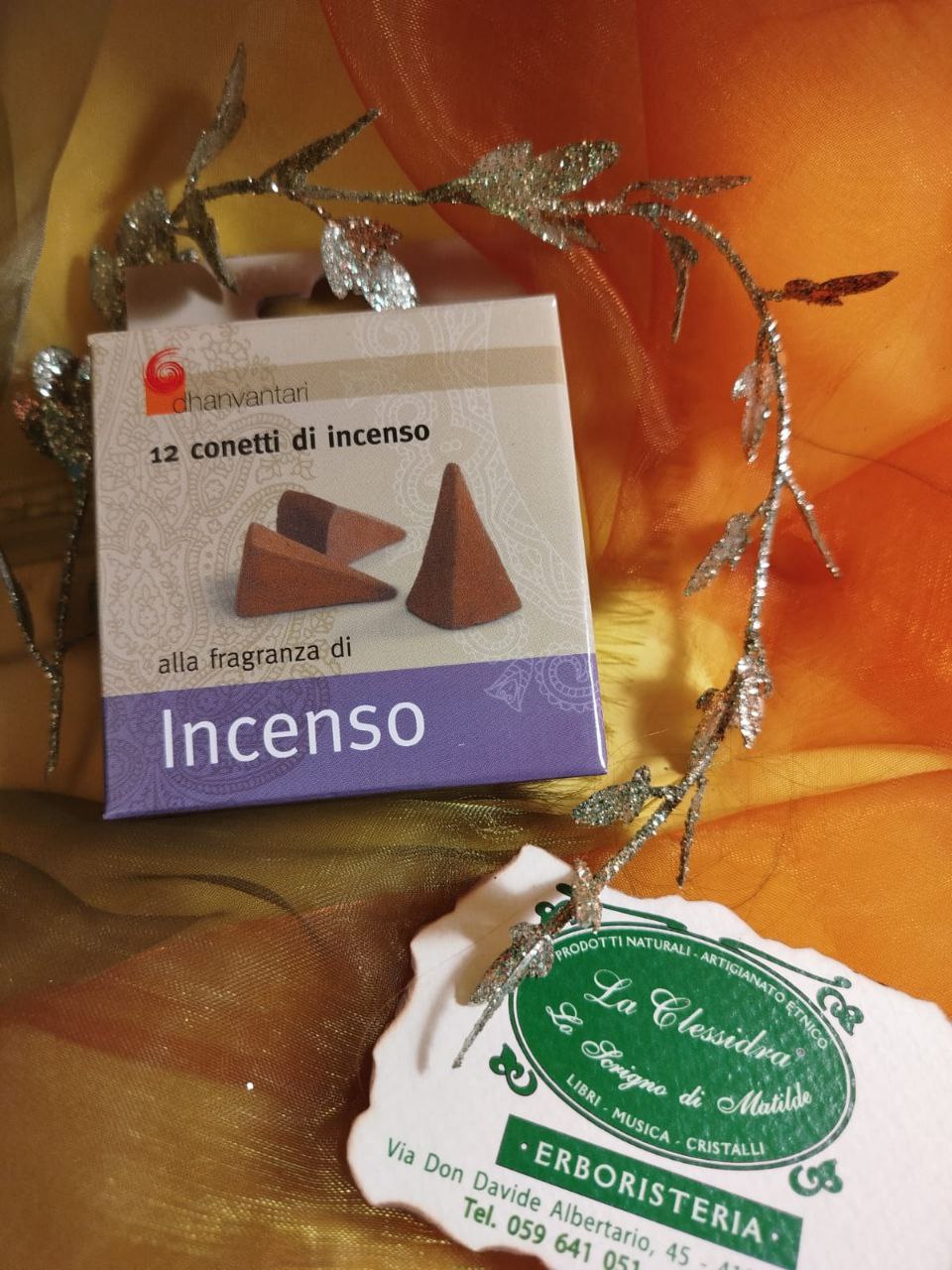 INCENSO IN CONI DHANVANTARI: INCENSO