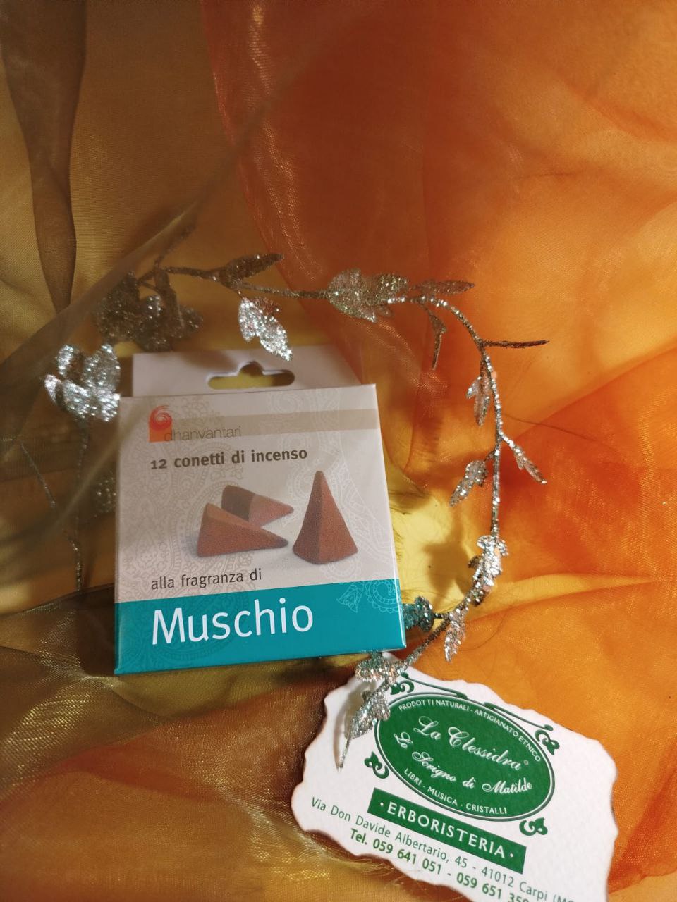 INCENSO IN CONI DHANVANTARI: MUSCHIO