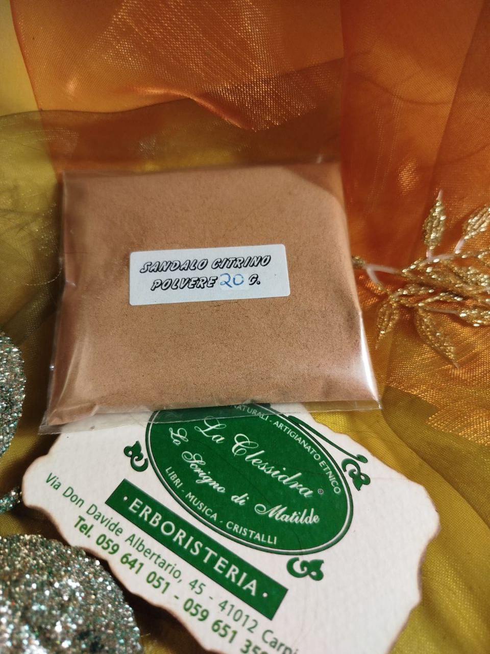 INCENSO IN GRANI: POLVERE DI SANDALO