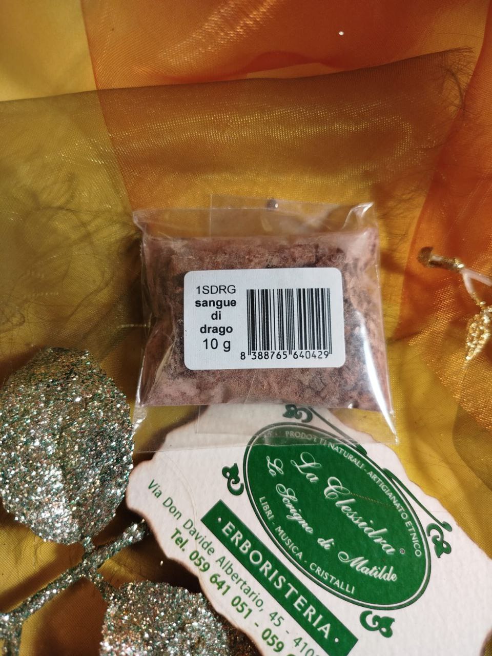 INCENSO IN GRANI: SANGUE DI DRAGO