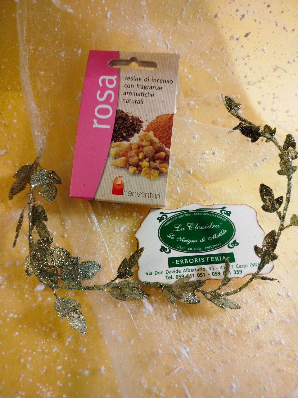 INCENSO IN GRANI CON FRAGRANZE: ROSA