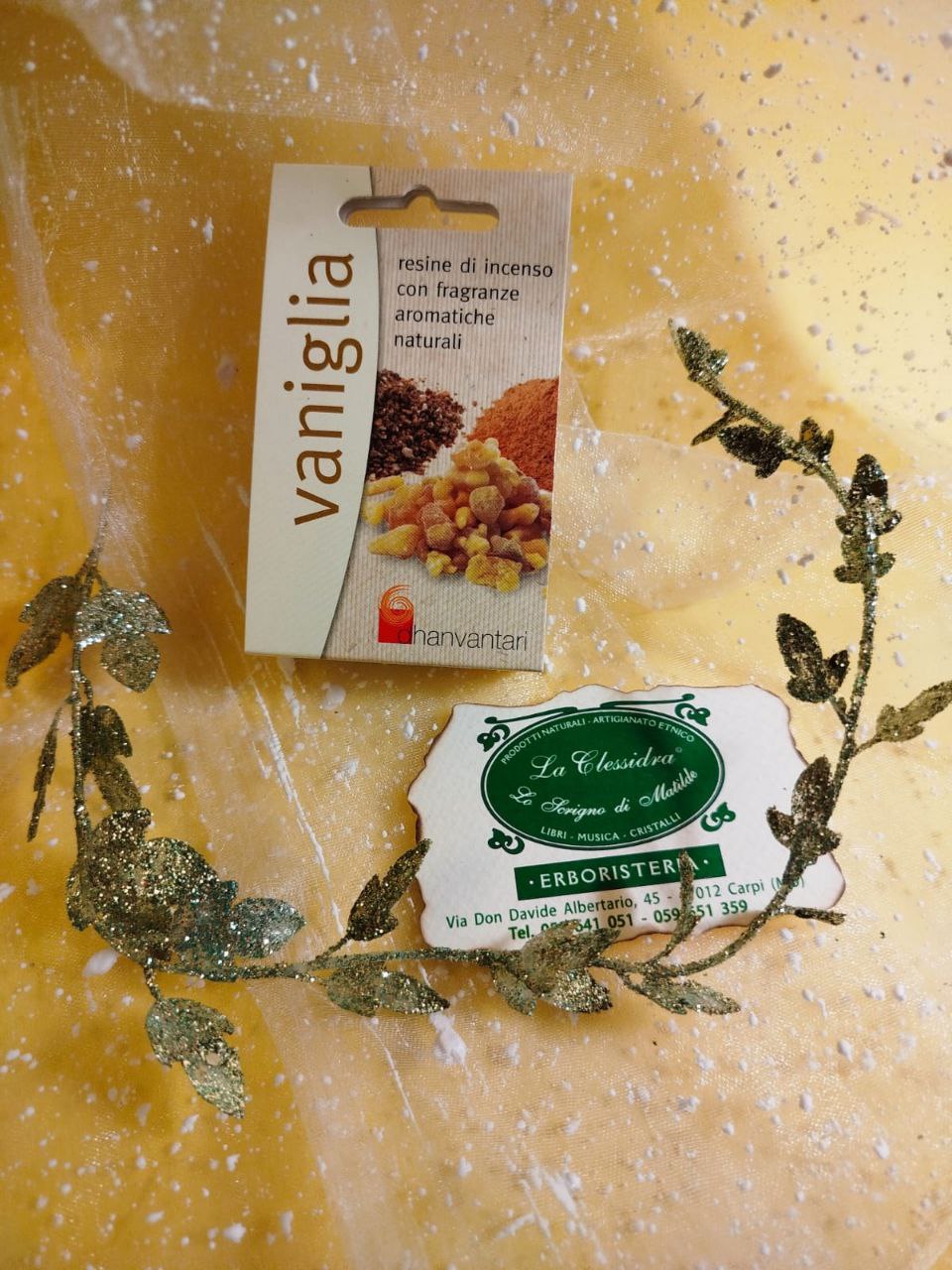 INCENSO IN GRANI CON FRAGRANZE: VANIGLIA