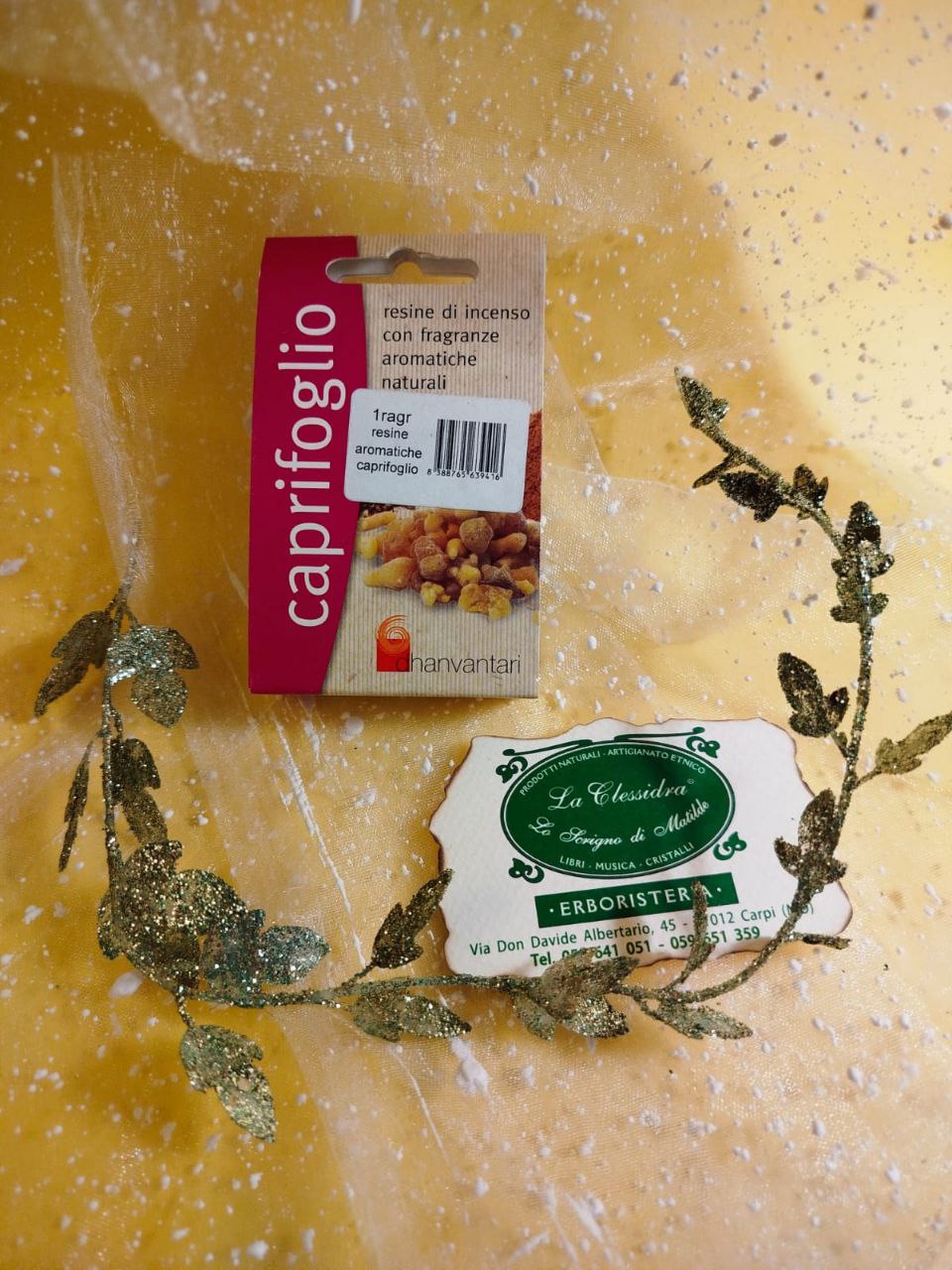 INCENSO IN GRANI CON FRAGRANZE: CAPRIFOGLIO