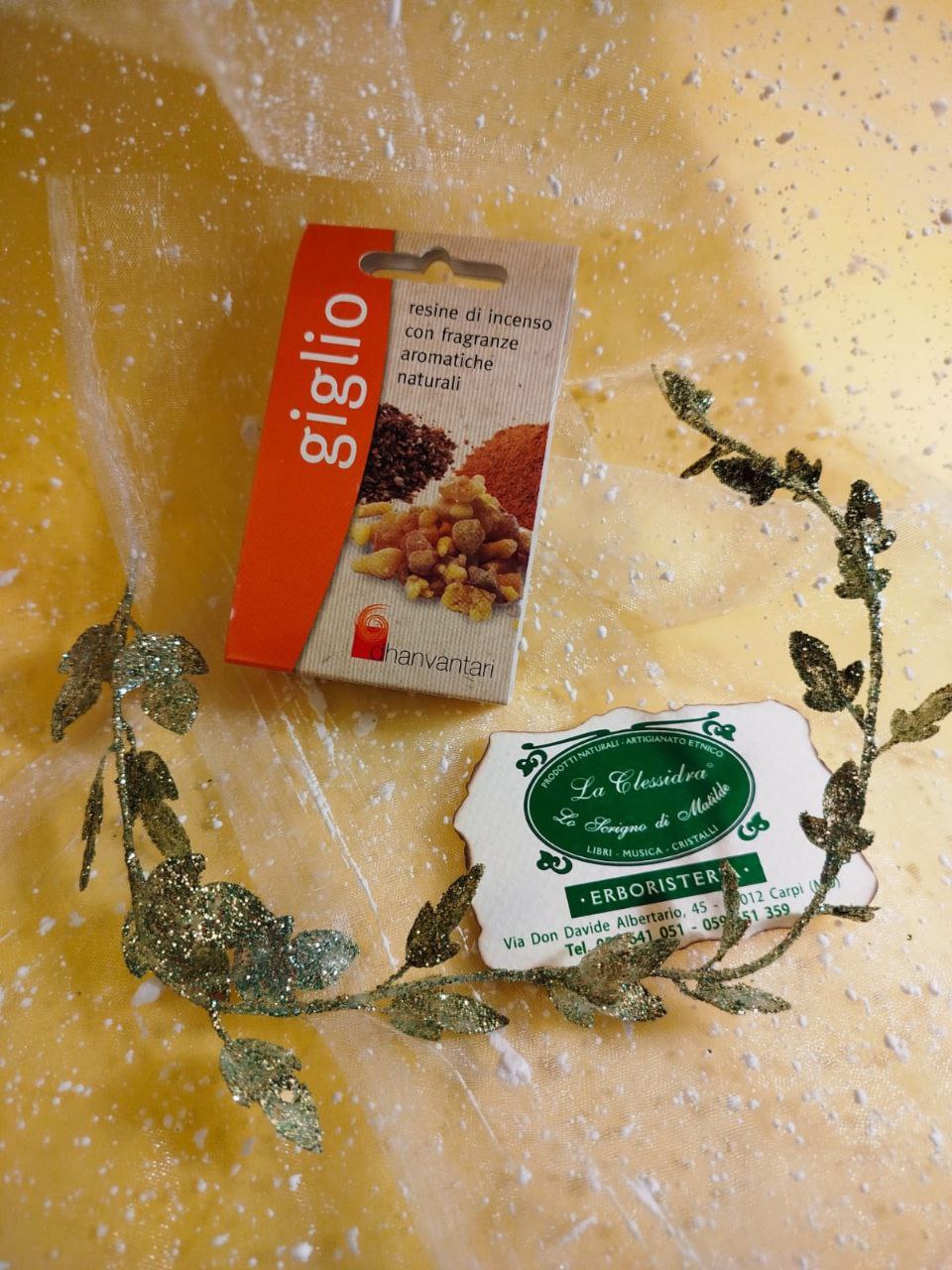 INCENSO IN GRANI CON FRAGRANZE: GIGLIO