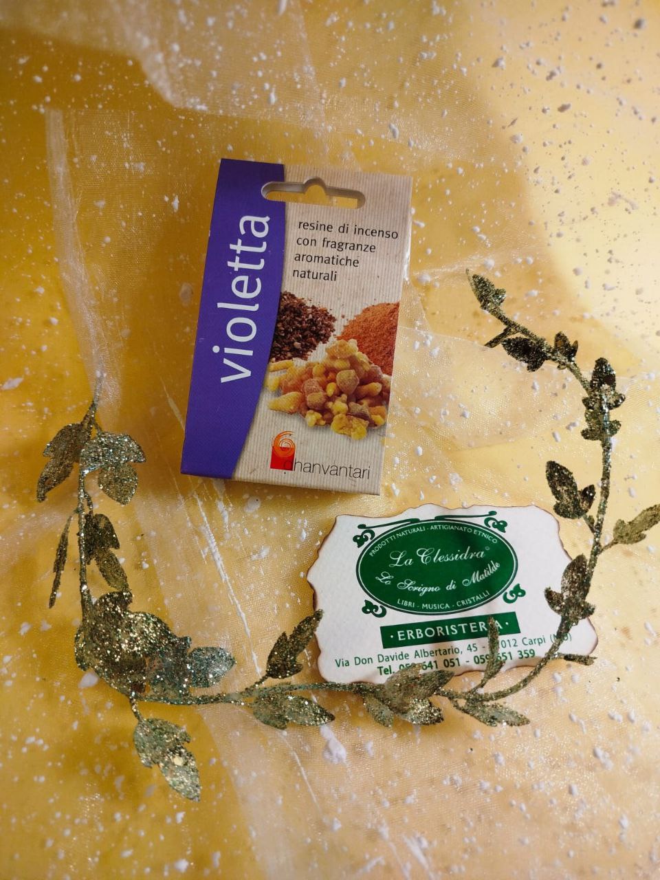 INCENSO IN GRANI CON FRAGRANZE: VIOLETTA