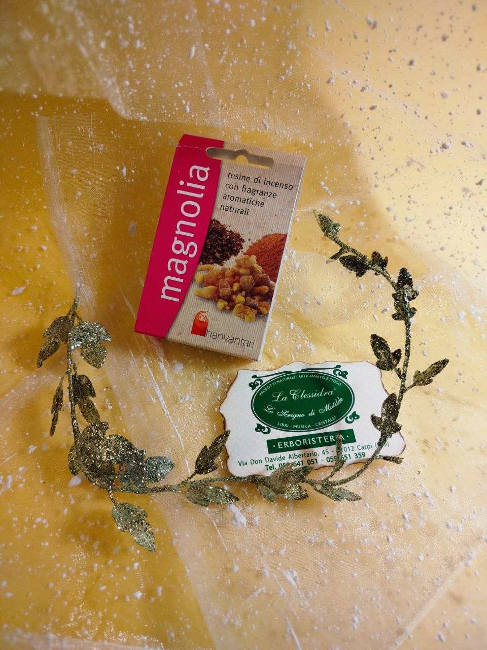 INCENSO IN GRANI CON FRAGRANZE: MAGNOLIA