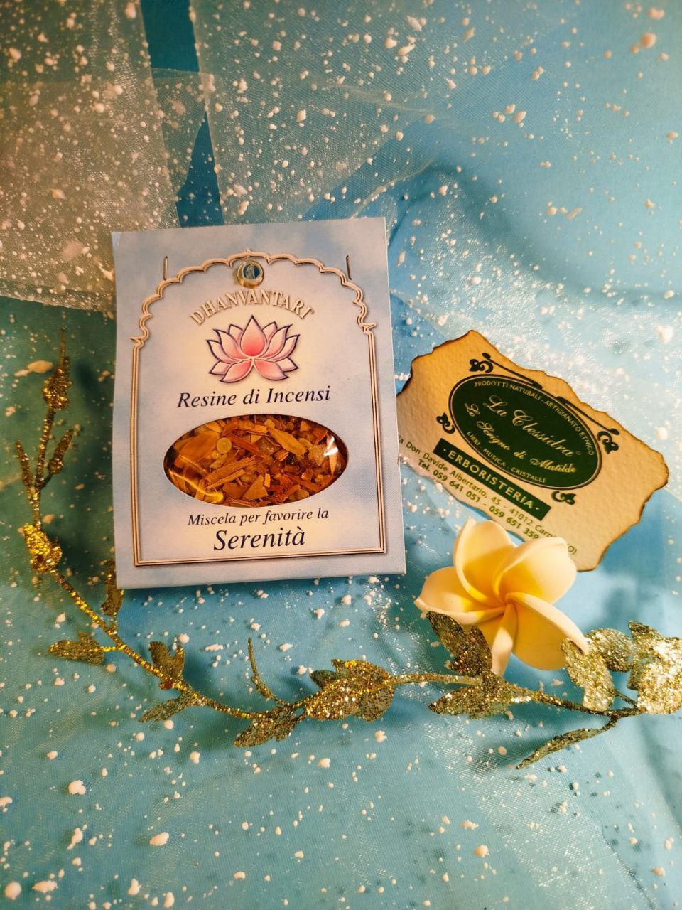 INCENSO IN GRANI CON ERBE AROMATICHE: SERENITA'