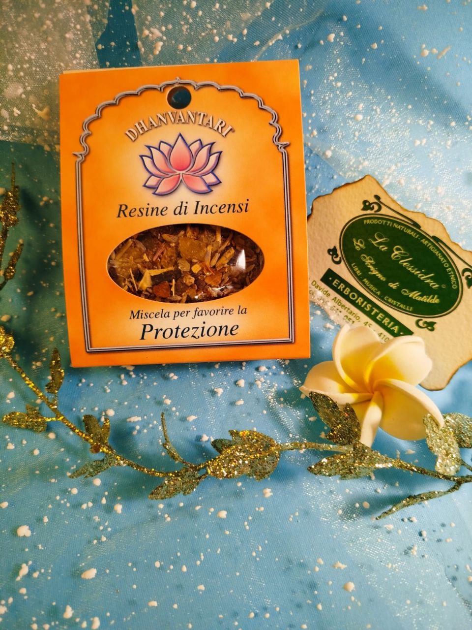 INCENSO IN GRANI CON ERBE AROMATICHE: PROTEZIONE