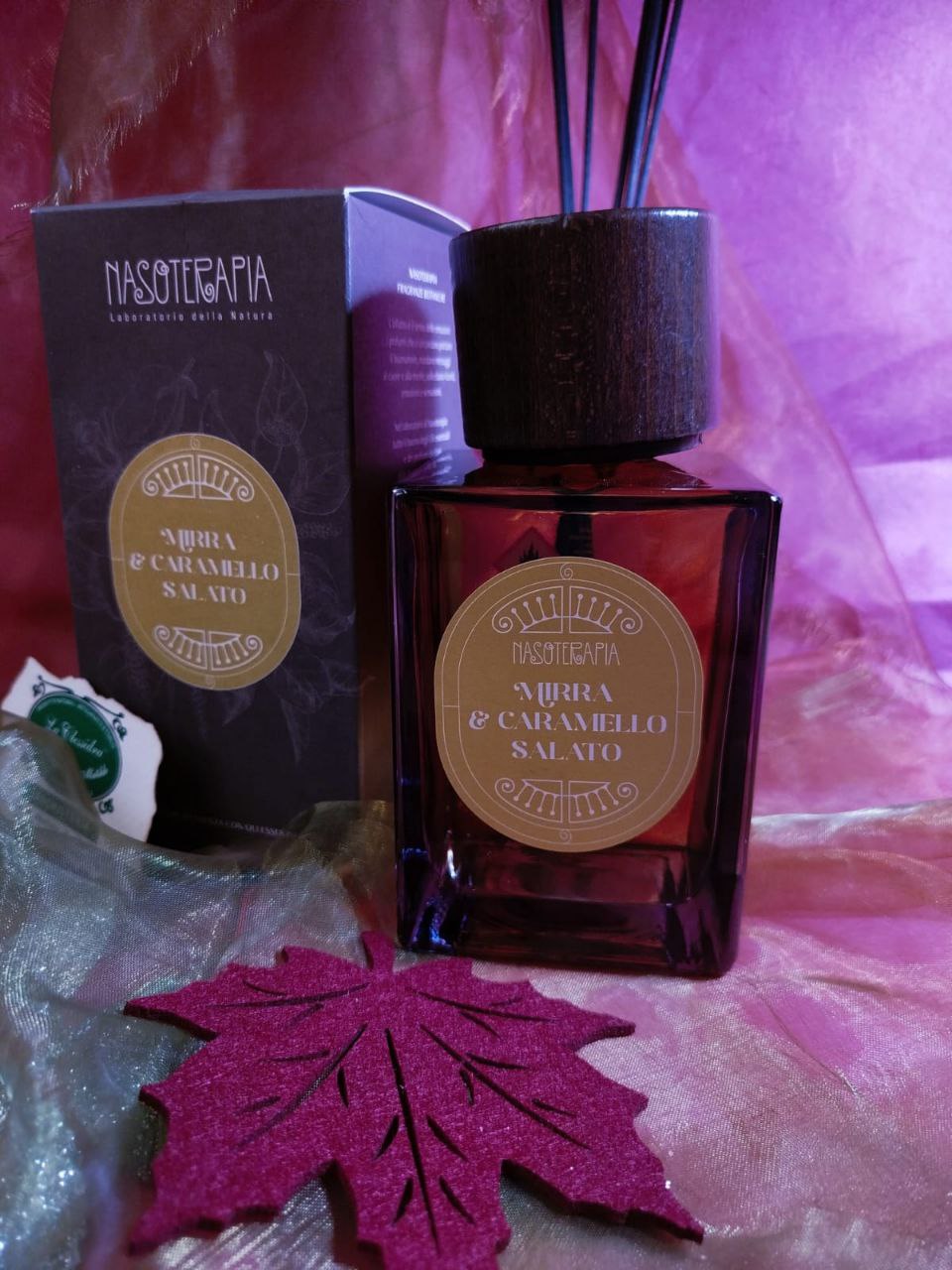 DIFFUSORE A BASTONCINO NASOTERAPIA: MIRRA E CARAMELLO SALATO 500 ML