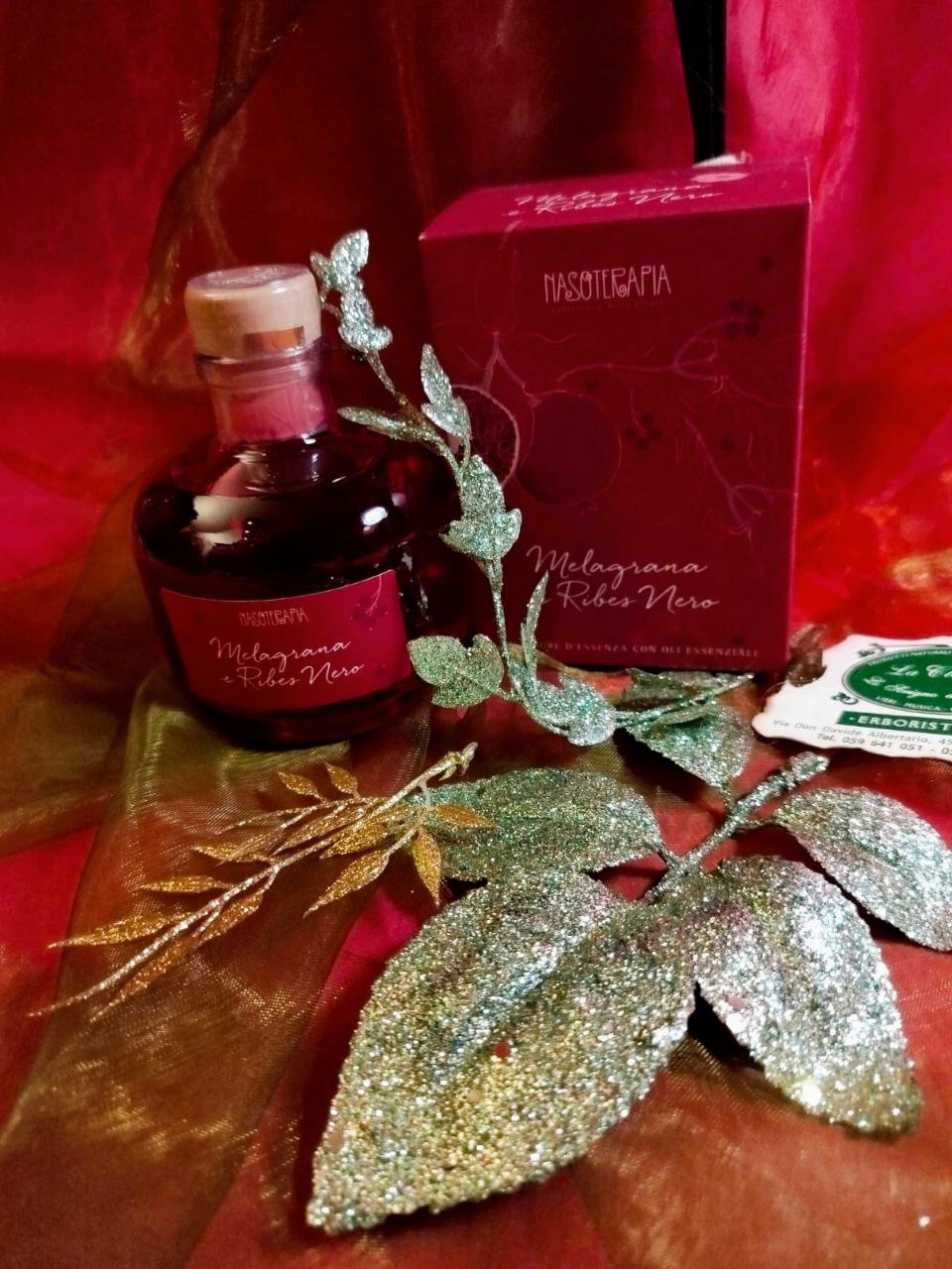 DIFFUSORE A BASTONCINO NASOTERAPIA: MELAGRANA E RIBES NERO 200 ML