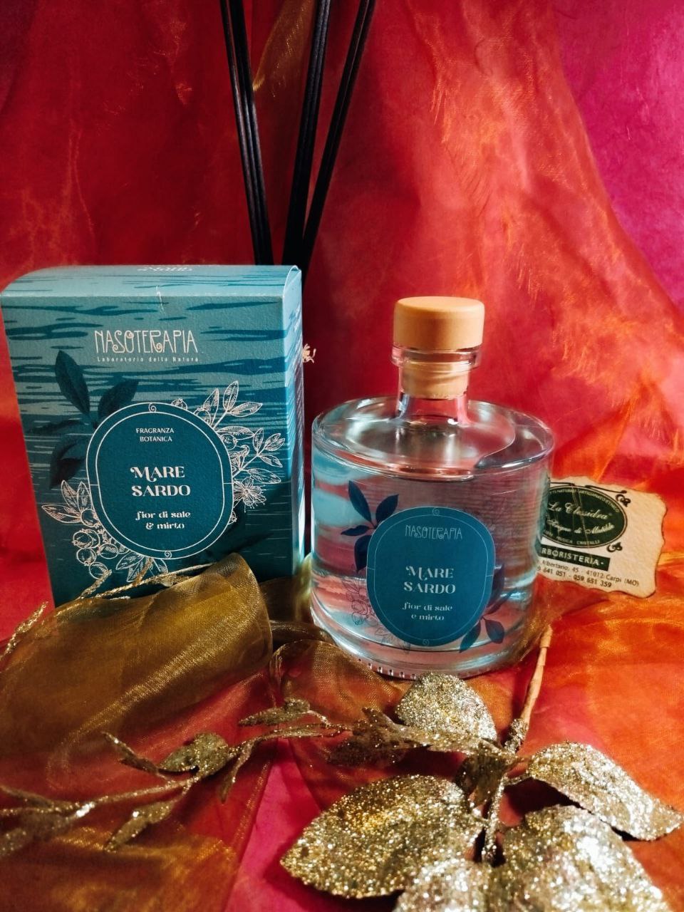 DIFFUSORE A BASTONCINO NASOTERAPIA: MARE SARDO 500 ML