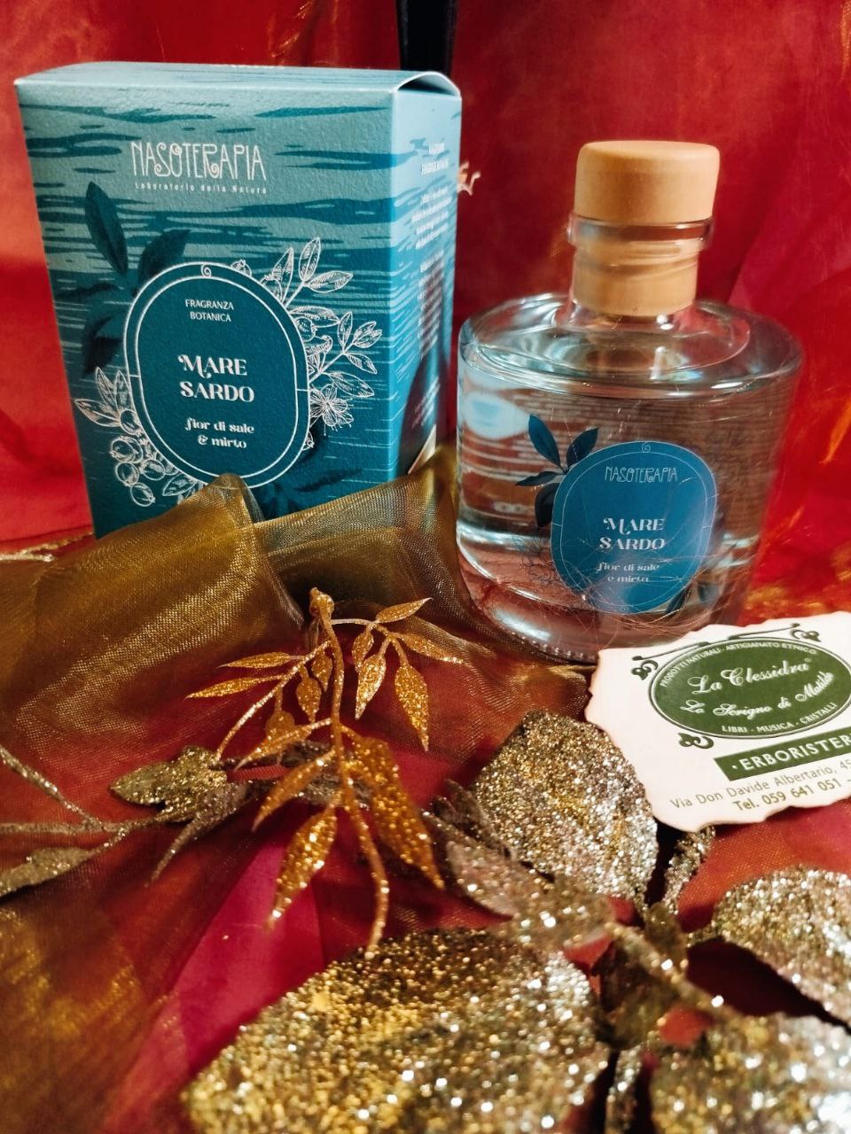 DIFFUSORE A BASTONCINO NASOTERAPIA: MARE SARDO 200 ML