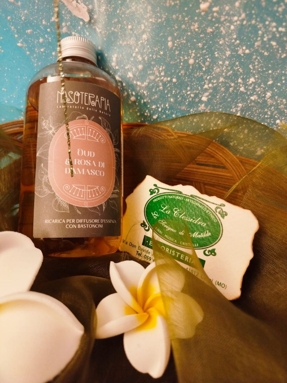 RICARICA DIFFUSORI A BASTONCINO: OUD E ROSA DI DAMASCO