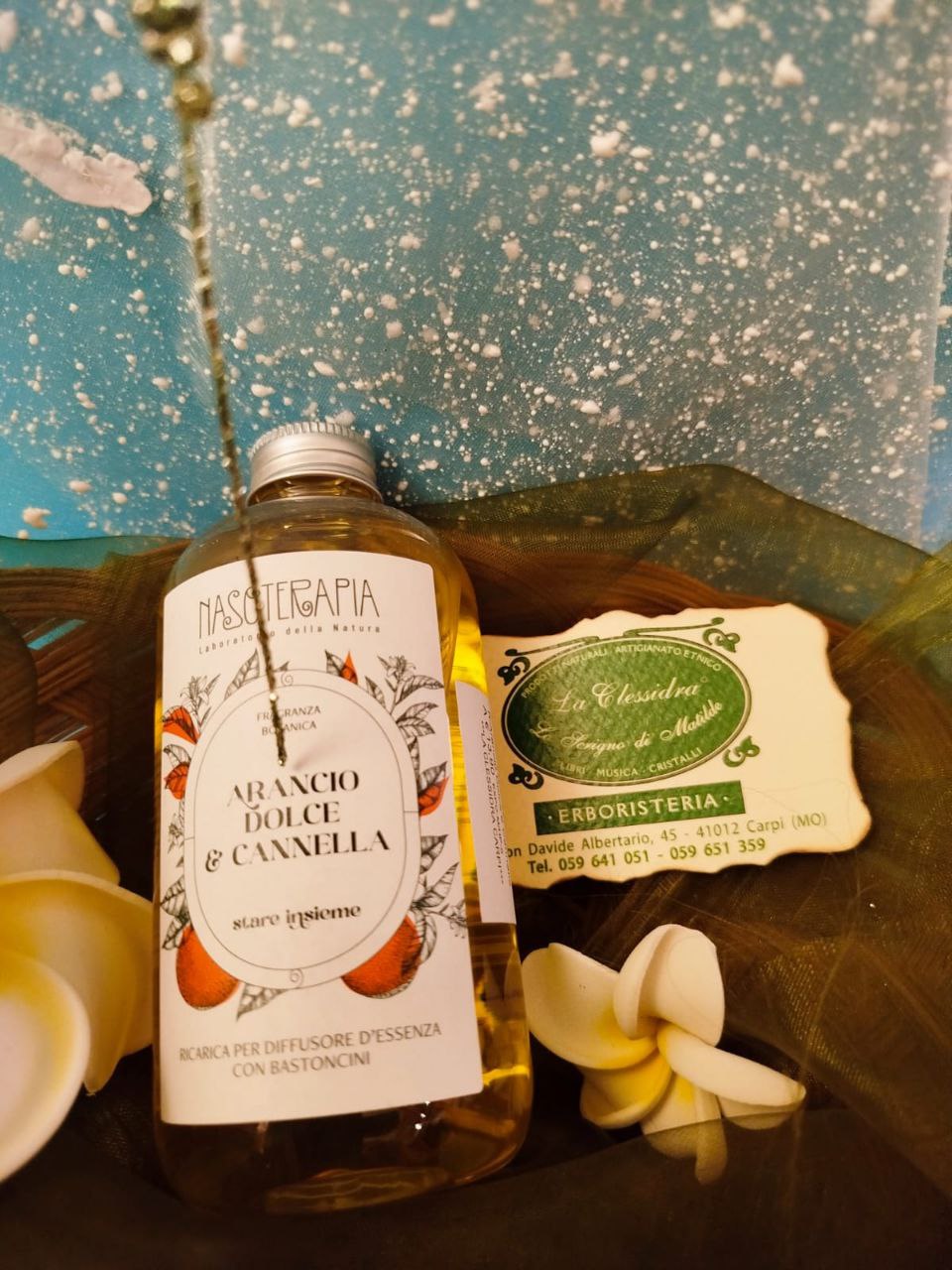 RICARICA DIFFUSORI A BASTONCINO: ARANCIO DOLCE E CANNELLA