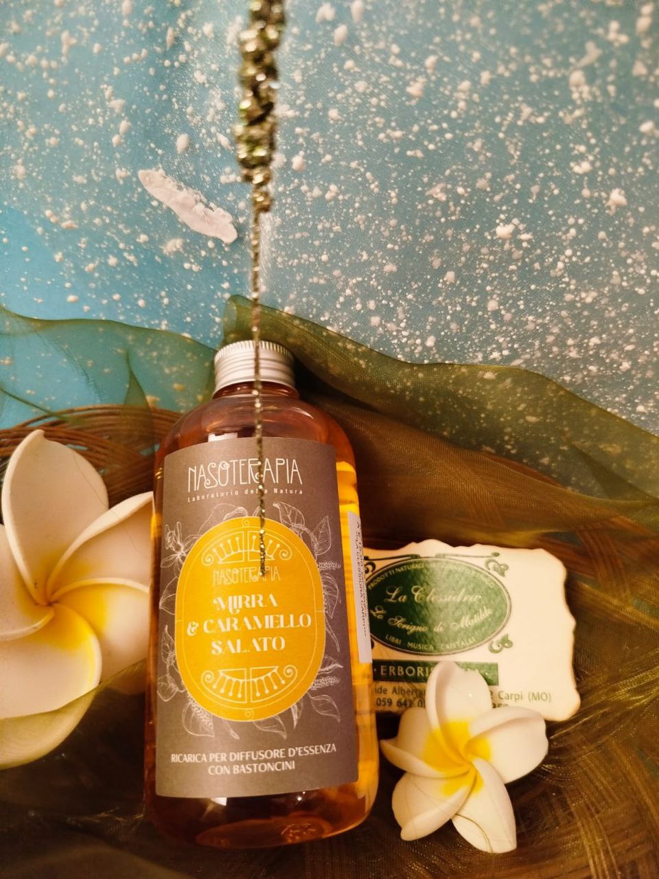 RICARICA DIFFUSORI A BASTONCINO: MIRRA E CARAMELLO SALATO