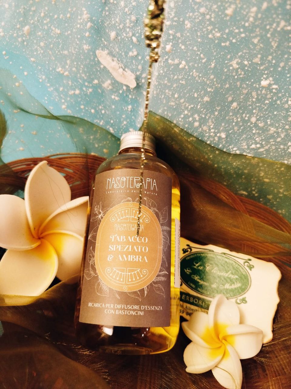 RICARICA DIFFUSORI A BASTONCINO: TABACCO SPEZIATO ED AMBRA