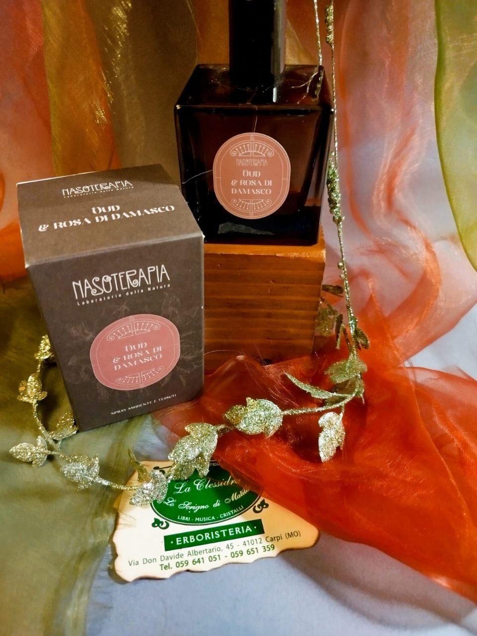 SPRAY AMBIENTE: OUD E ROSA DI DAMASCO